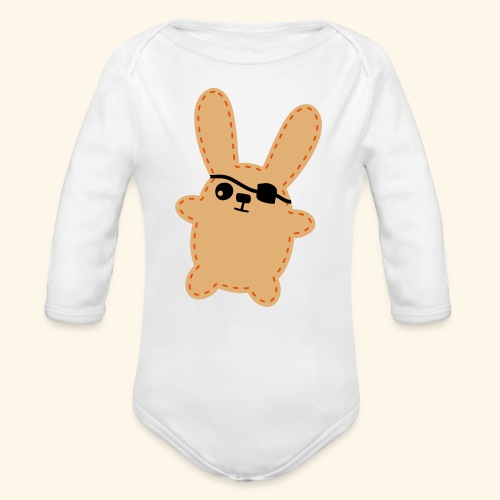 Pirate Bunny - Baby Bio-Langarm-Body
