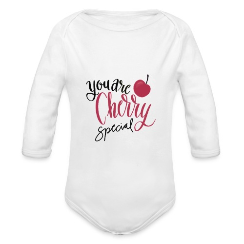 Cherry Special - Ekologisk långärmad babybody