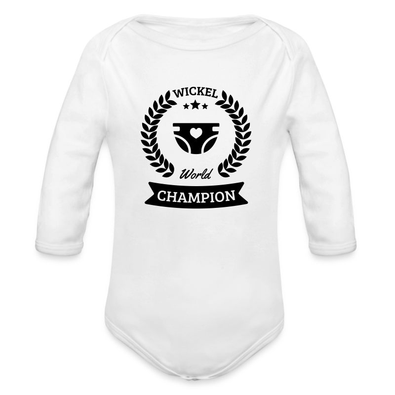 Baby Wickel World Champion - Baby Bio-Langarm-Body