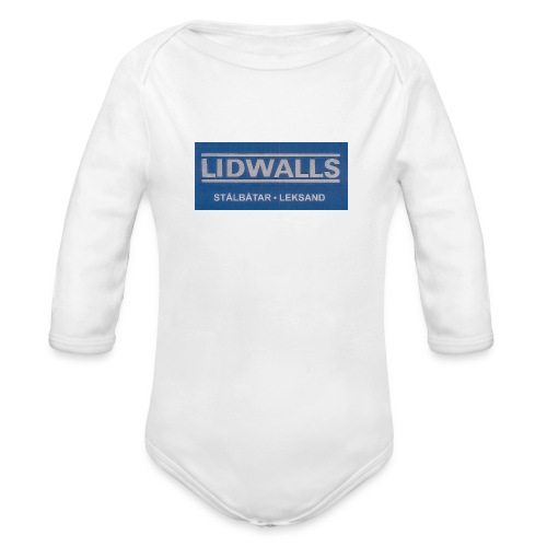 Lidwalls Stålbåtar - Ekologisk långärmad babybody