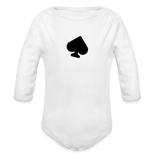 Deck of Cards logo - Organic Longsleeve Baby Bodysuit