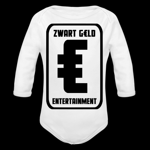 ZwartGeld Logo Sweater - Baby bio-rompertje met lange mouwen