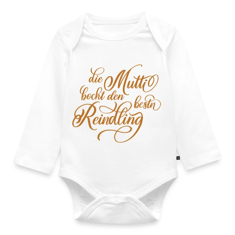 Die Mutti backt den besten Reindling - Baby Bio-Langarm-Body