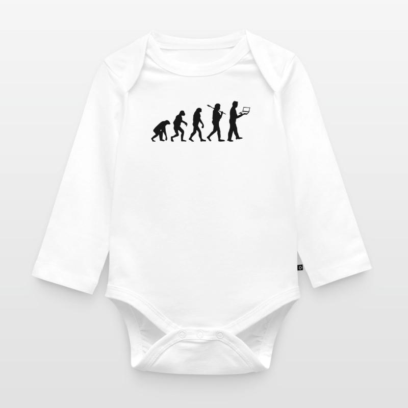 NERD EVOLUTION Body Bébé bio manches longues