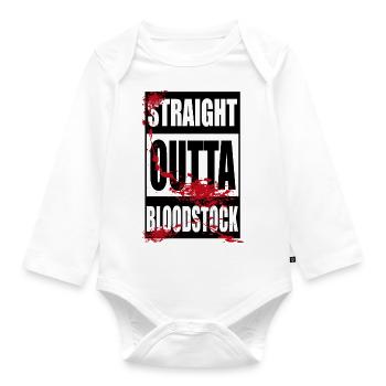 Outta Bloodstock - Organic Longsleeve Baby Bodysuit - white - Front