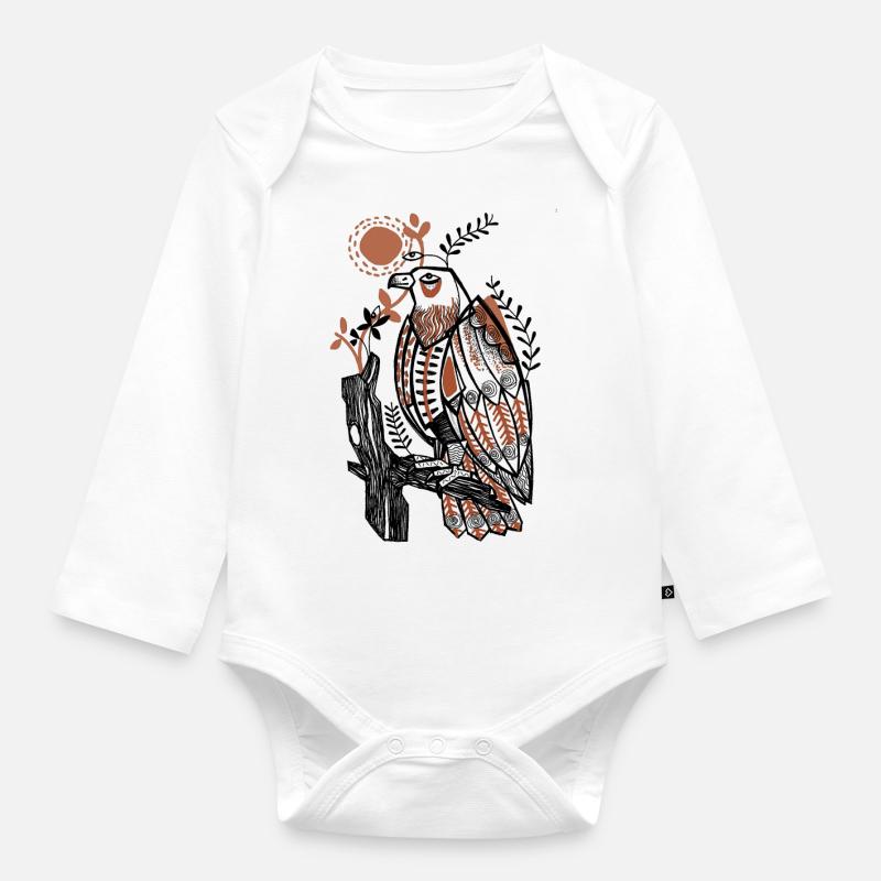 aigle - Body Bébé bio manches longues - blanc