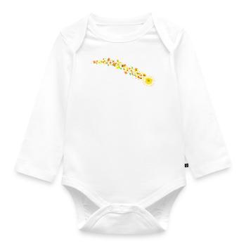 Sternschnuppe extrem - Baby Bio-Langarm-Body - Weiß - Vorne