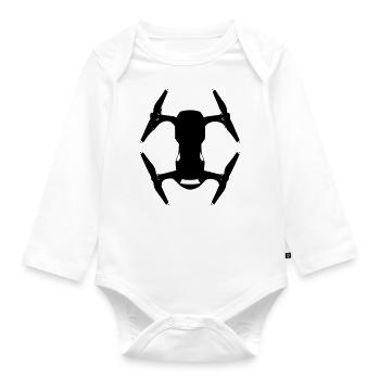 Air Drone - Body Bébé bio manches longues - blanc - Devant