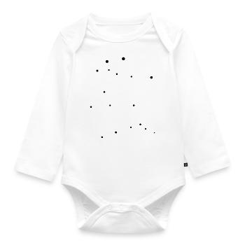 Gemini - Organic Longsleeve Baby Bodysuit - white - Front