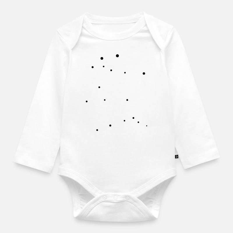 Gémeaux - Body Bébé bio manches longues - blanc