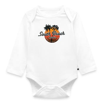 South Beach, Holmlia. C'est comme ça que nous l'appelons. - Body Bébé bio manches longues - blanc - Devant