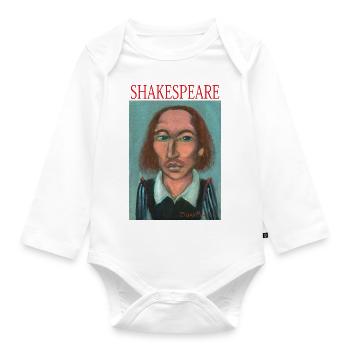 William Shakespeare - Baby Bio-Langarm-Body - Weiß - Vorne