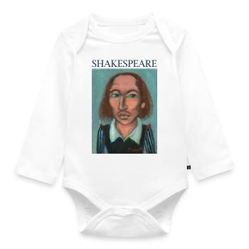 William Shakespeare - Baby Bio-Langarm-Body - Weiß - Vorne