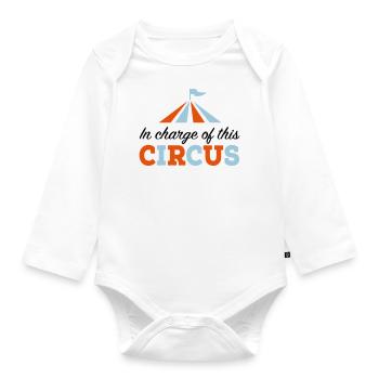 Chef - Baby Bio-Langarm-Body - Weiß - Vorne
