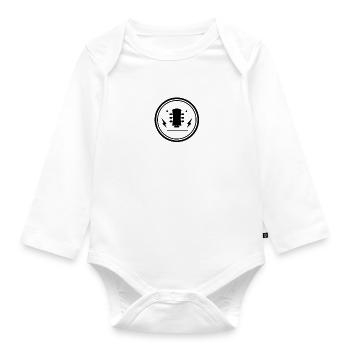 Guitar - Guitar - Organic Longsleeve Baby Bodysuit - white - Front