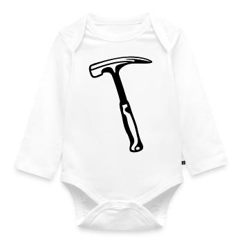 hammer - Baby Bio-Langarm-Body - Weiß - Vorne