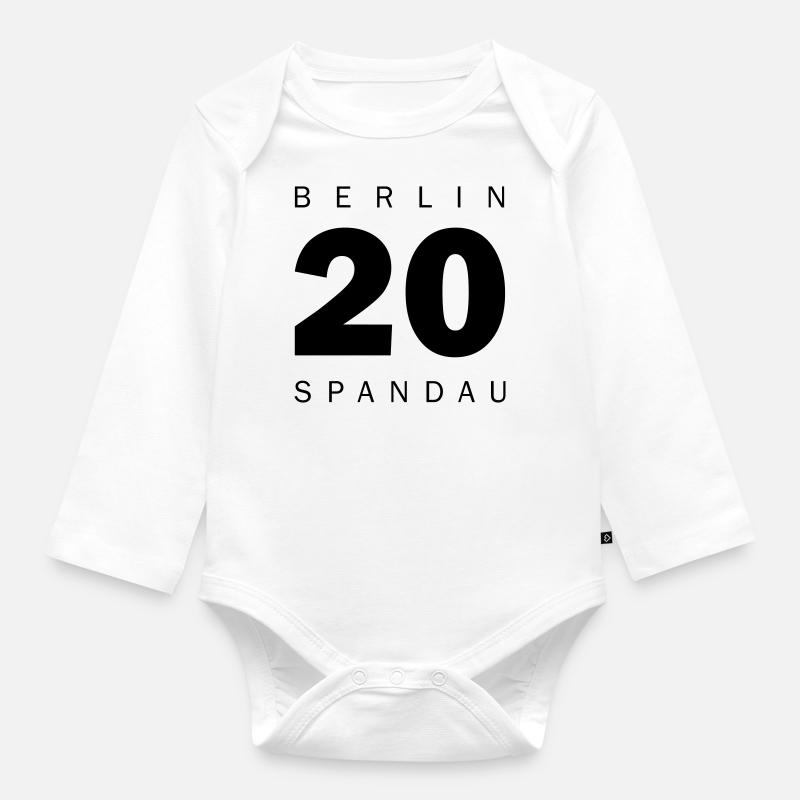 Spandau - Body Bébé bio manches longues - blanc