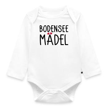 Bodenseemädel - Baby Bio-Langarm-Body - Weiß - Vorne