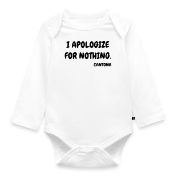 Football - Fußball - Fútbol - Calcio - Foot - Cool - Body Bébé bio manches longues - blanc - Devant