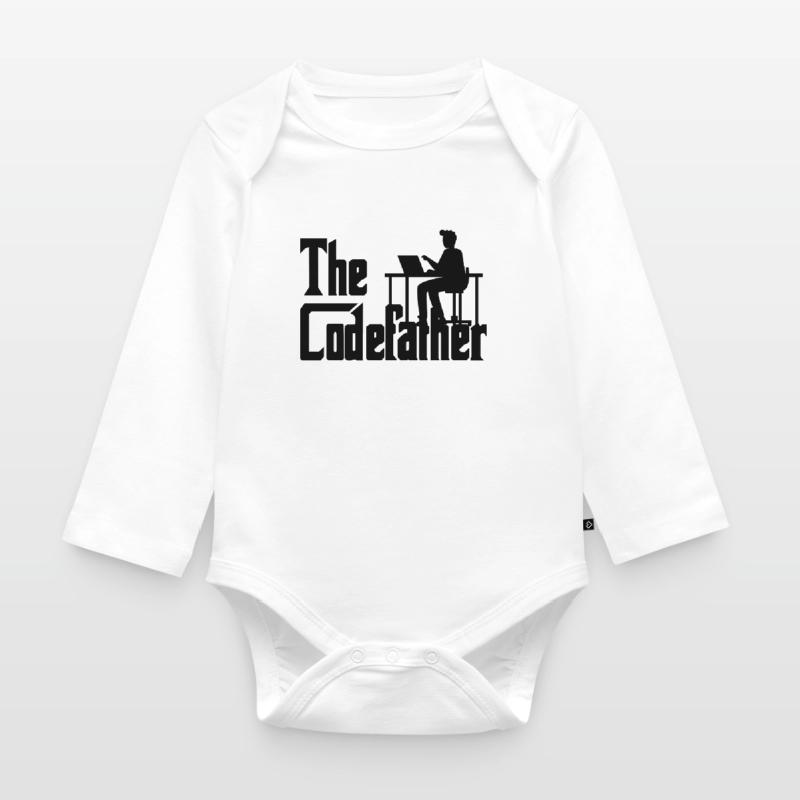 The Codefather Coding Programier Cadeau Body Bébé bio manches longues