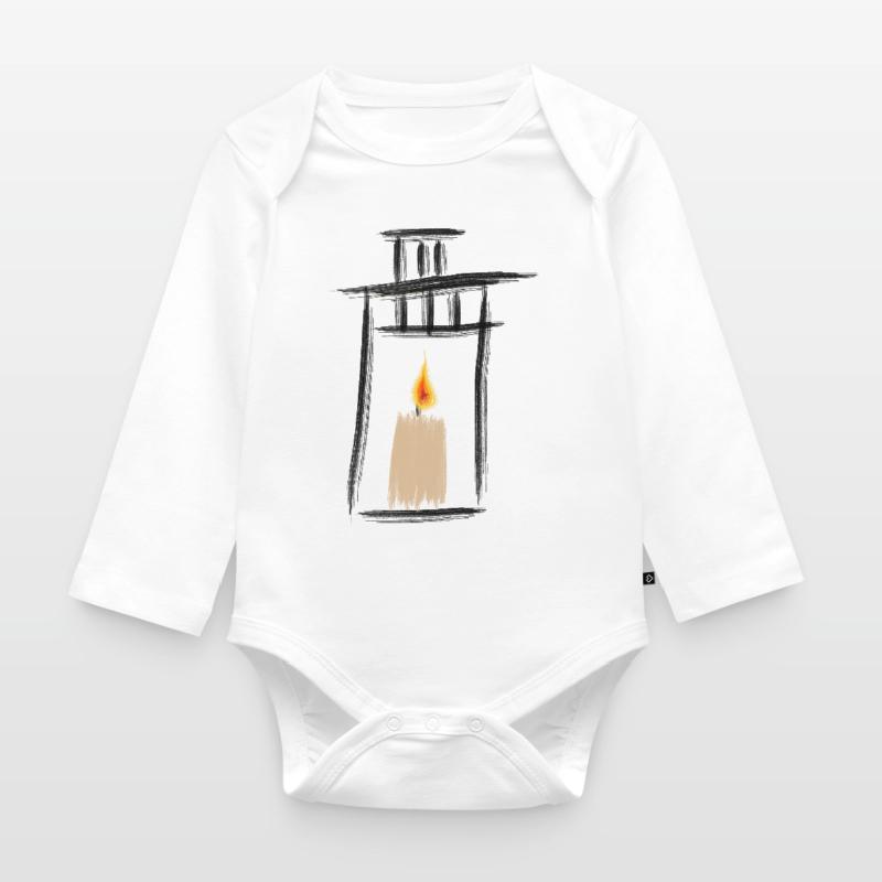 Lantern Organic Longsleeve Baby Bodysuit