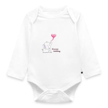Collection préférée de maman - Body Bébé bio manches longues - blanc - Devant