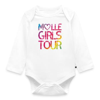 Malle girls tour herz bunt - Baby Bio-Langarm-Body - Weiß - Vorne