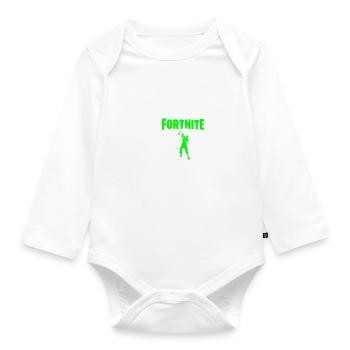 Style for all gamers ! - Organic Longsleeve Baby Bodysuit - white - Front