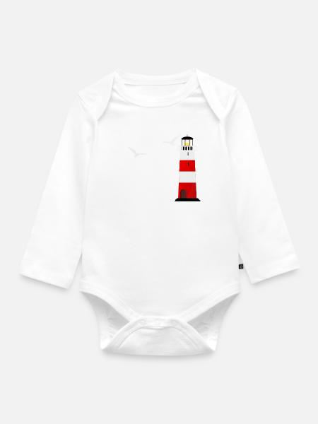 Küstenkind - Baby Bio-Langarm-Body - Weiß