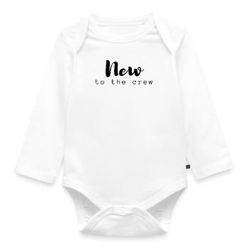 Nouveau pour l'équipage - Body Bébé bio manches longues - blanc - Devant