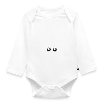 Je peux pas j'ai bêtise avec parrain - Body Bébé bio manches longues - blanc - Devant