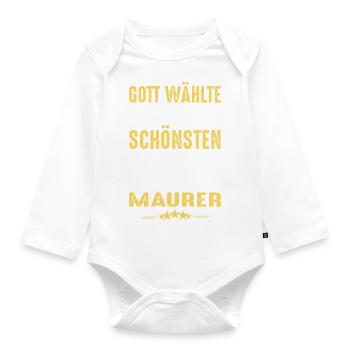 Maurer - Maurer - Baby Bio-Langarm-Body - Weiß - Vorne