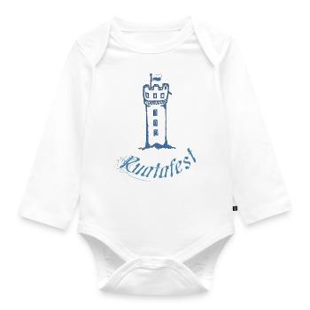 Ravensburg Rutenfest - Baby Bio-Langarm-Body - Weiß - Vorne