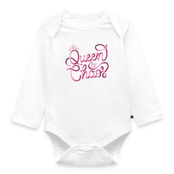 Chaos Queen - Body Bébé bio manches longues - blanc - Devant