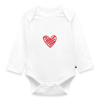Willst Du Meine Patentante Werden - Baby Bio-Langarm-Body - Weiß - Vorne