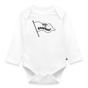 Commune Communism USSR Soviet Union Gift - Organic Longsleeve Baby Bodysuit - white - Front