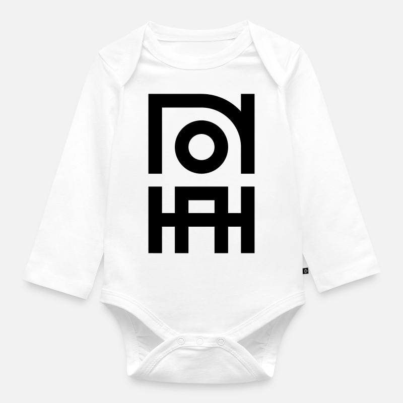 noah full - Baby Bio-Langarm-Body - Weiß
