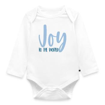 Joie au monde - Body Bébé bio manches longues - blanc - Devant