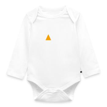 It's Weird Being The Same Age as Old People - Organic Longsleeve Baby Bodysuit - white - Front