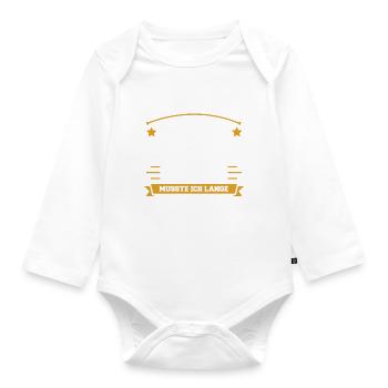 Betriebswirt 2022 - Baby Bio-Langarm-Body - Weiß - Vorne