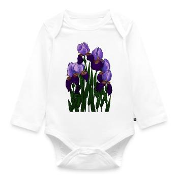 Irysy - Iris - Body Bébé bio manches longues - blanc - Devant