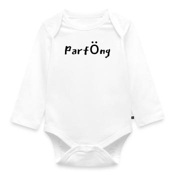 PARFÖNG - Baby Bio-Langarm-Body - Weiß - Vorne