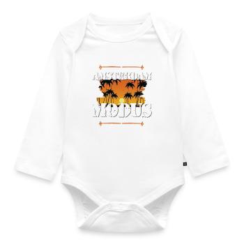 Amsterdam Mode - Organic Longsleeve Baby Bodysuit - white - Front