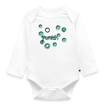 Punkt - Baby Bio-Langarm-Body - Weiß - Vorne