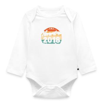 Cadeau Les légendes sont nées en Novembre 2018 - Body Bébé bio manches longues - blanc - Devant