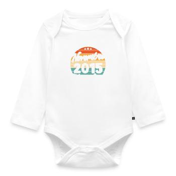 Cadeau Les légendes sont nées en Novembre 2015 - Body Bébé bio manches longues - blanc - Devant