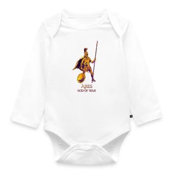 God of War - Ares - Organic Longsleeve Baby Bodysuit - white - Front
