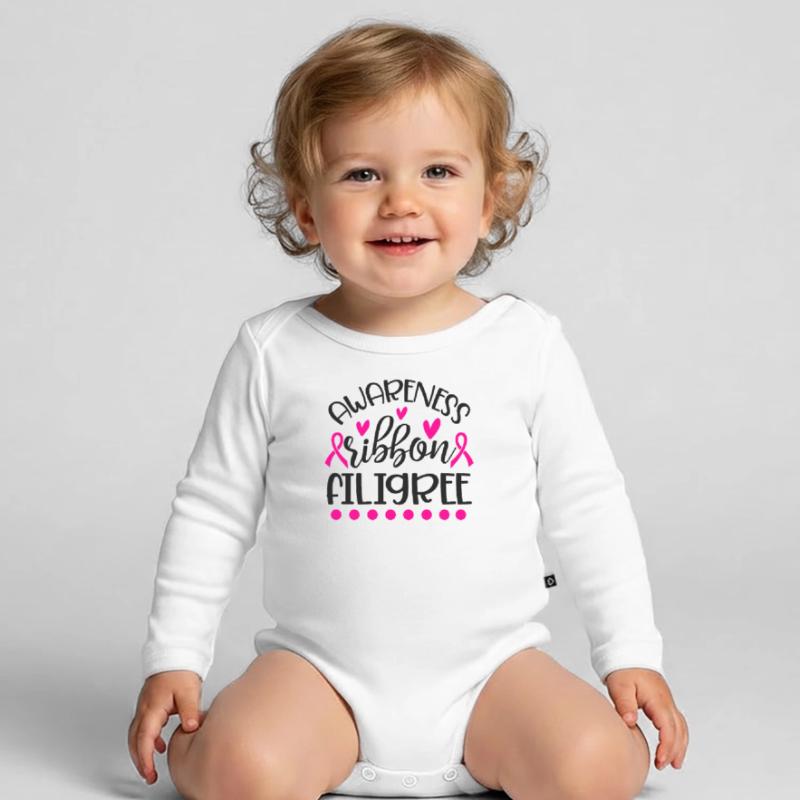 Sensitization loop Organic Longsleeve Baby Bodysuit