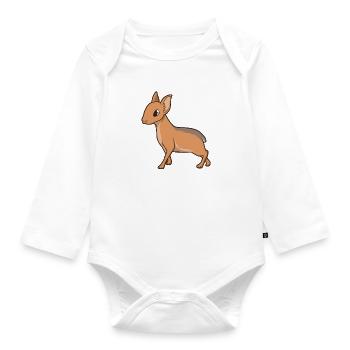 Kawaii Pampashase - Body Bébé bio manches longues - blanc - Devant
