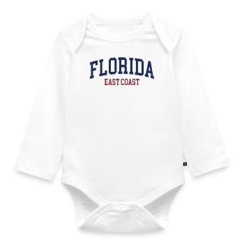 Florida - Baby Bio-Langarm-Body - Weiß - Vorne